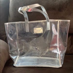 Michael Kors clear tote bag